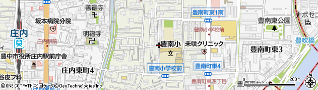 大阪府豊中市豊南町西周辺の地図