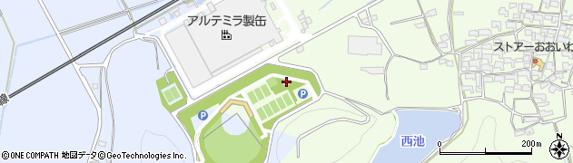 岡山市役所岡山市教育委員会　瀬戸町総合運動公園周辺の地図