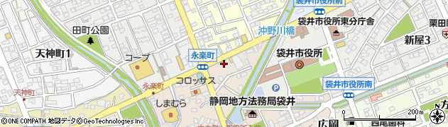 静岡県袋井市永楽町300周辺の地図