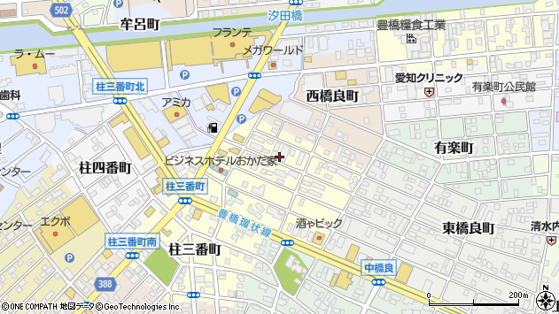〒441-8038 愛知県豊橋市堂坂町の地図