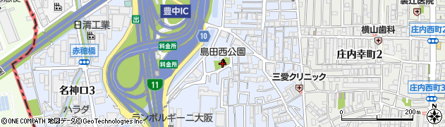 島田西公園周辺の地図