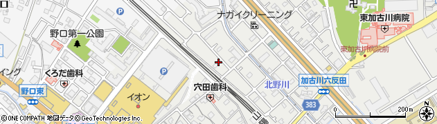 兵庫県加古川市平岡町新在家820周辺の地図