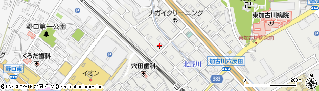 兵庫県加古川市平岡町新在家821周辺の地図