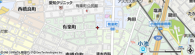 愛知県豊橋市西小池町65周辺の地図