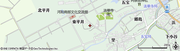 愛知県知多郡美浜町豊丘東平井91周辺の地図