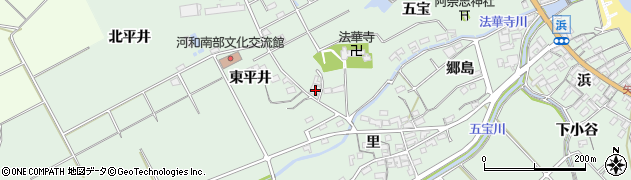 愛知県知多郡美浜町豊丘東平井108周辺の地図