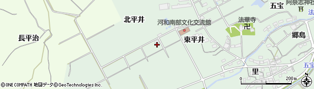 愛知県知多郡美浜町豊丘東平井123周辺の地図