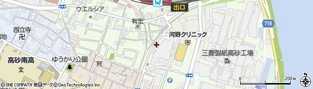アコーディオン弾き唄い　田中音楽教室周辺の地図