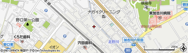 兵庫県加古川市平岡町新在家825周辺の地図