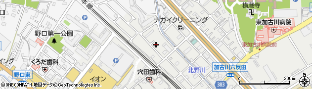 兵庫県加古川市平岡町新在家818周辺の地図