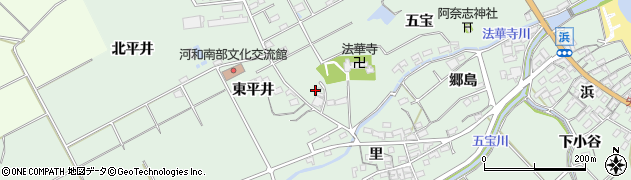 愛知県知多郡美浜町豊丘東平井104周辺の地図