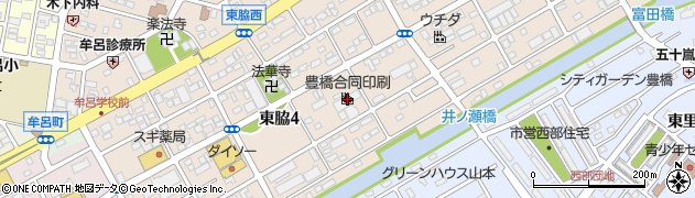 豊橋合同印刷株式会社周辺の地図