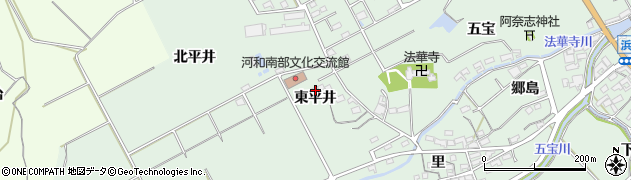 愛知県知多郡美浜町豊丘東平井136-4周辺の地図