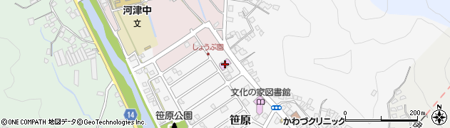静岡県賀茂郡河津町笹原72周辺の地図