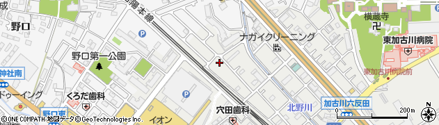 兵庫県加古川市平岡町新在家813周辺の地図