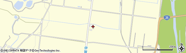 三重県伊賀市朝屋1173周辺の地図