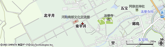 愛知県知多郡美浜町豊丘東平井136周辺の地図