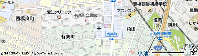 愛知県豊橋市西小池町68周辺の地図