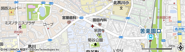 東京インターナショナルスクール　夙川校周辺の地図