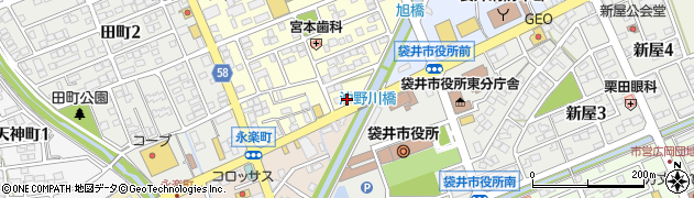 赤から 袋井店周辺の地図