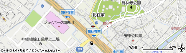 明姫幹線周辺の地図
