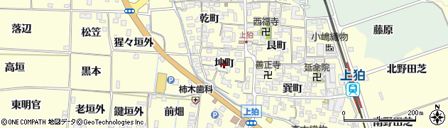 京都府木津川市山城町上狛（坤町）周辺の地図