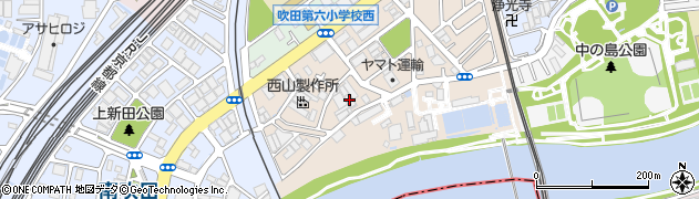 吹田紙料株式会社周辺の地図