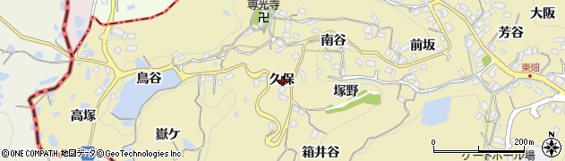 京都府相楽郡精華町東畑久保周辺の地図