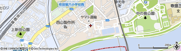 大阪府吹田市川岸町20周辺の地図