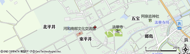 愛知県知多郡美浜町豊丘東平井111周辺の地図