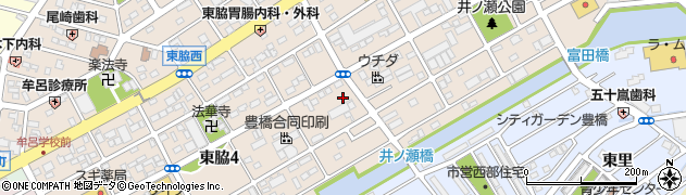 東警株式会社豊橋営業所周辺の地図