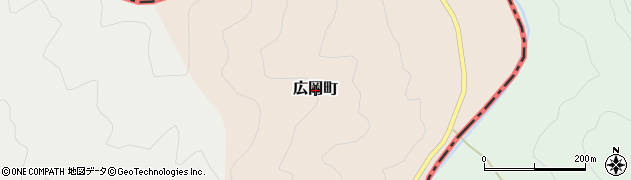奈良県奈良市広岡町周辺の地図