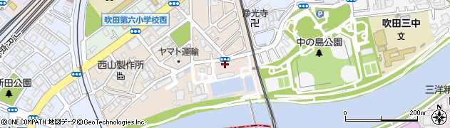 大阪府吹田市川岸町19周辺の地図