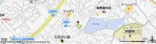 阪神瓦斯産業株式会社　加古川営業所周辺の地図