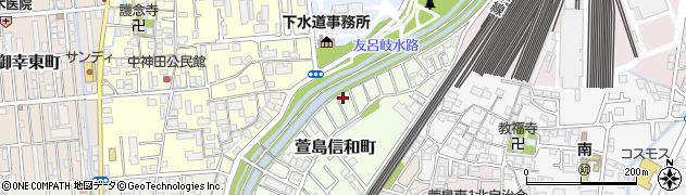 大阪府寝屋川市萱島信和町9周辺の地図