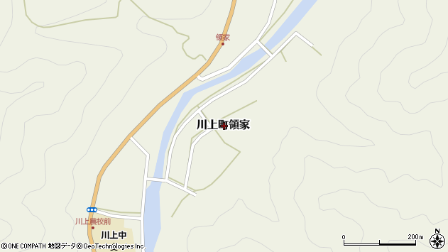 〒716-0204 岡山県高梁市川上町領家の地図