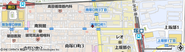 尼崎市消防局北消防署塚口出張所周辺の地図