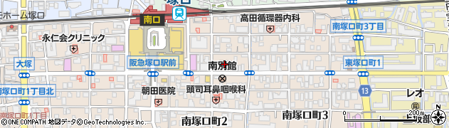 尼崎北警察署周辺の地図