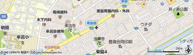 リンナイ株式会社　豊橋営業所周辺の地図
