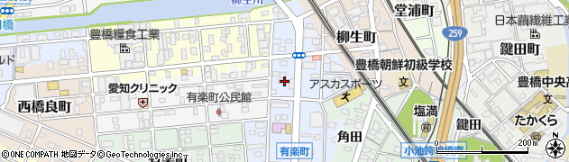 愛知県豊橋市西小池町52周辺の地図