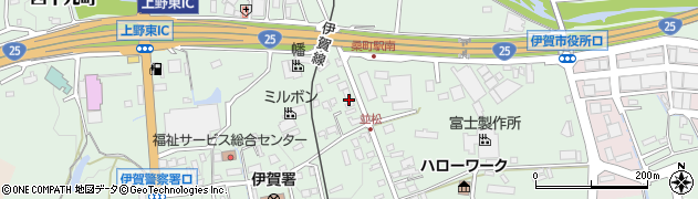 ホシザキ東海株式会社伊賀営業所周辺の地図