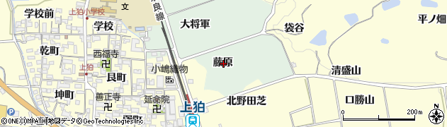 京都府木津川市山城町椿井藤原周辺の地図