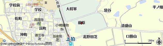 京都府木津川市山城町椿井（藤原）周辺の地図