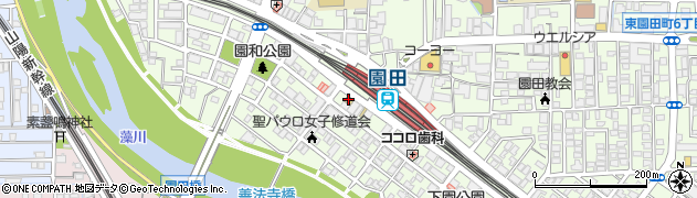 すき家阪急園田駅前店周辺の地図