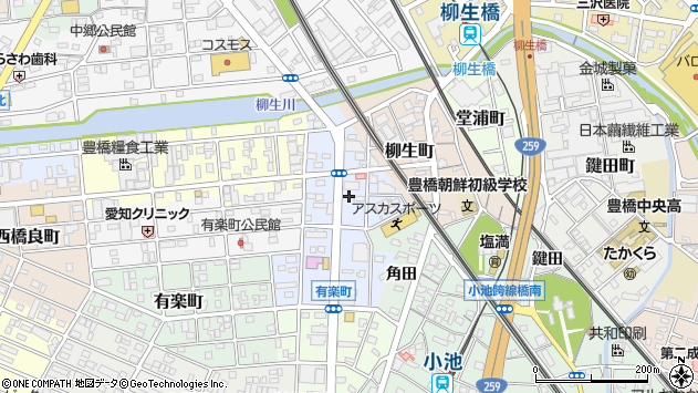 〒441-8048 愛知県豊橋市西小池町の地図