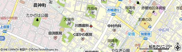 兵庫県赤穂市加里屋周辺の地図