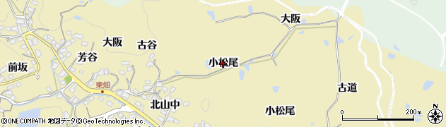 京都府精華町（相楽郡）東畑（小松尾）周辺の地図