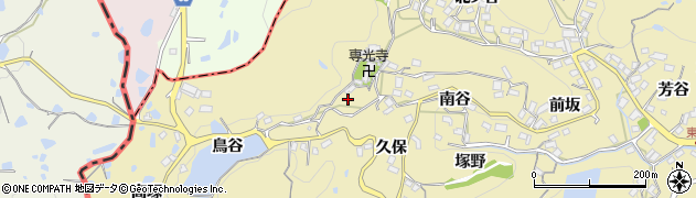 京都府精華町（相楽郡）東畑（嶽ケ）周辺の地図