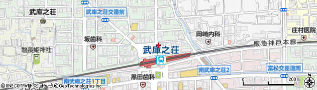 東急リバブル株式会社　武庫之荘センター周辺の地図