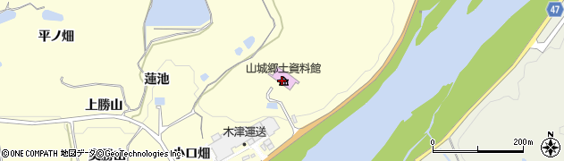 京都府立山城郷土資料館（ふるさとミュージアム山城）周辺の地図